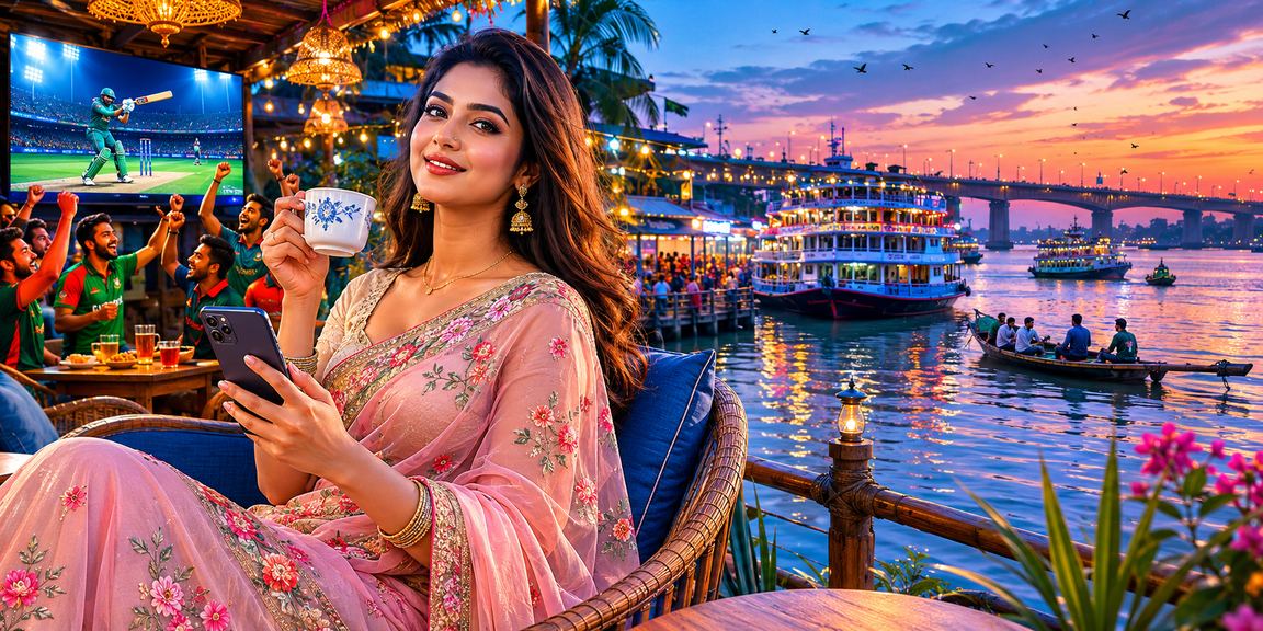 নারায়ণগঞ্জে okgo - তে ক্রিকেট বেটিং উপভোগ করছেন একজন সদস্য