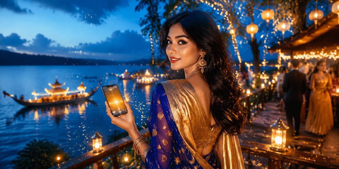 রাঙামাটিতে সাজসজ্জায় okgo মোবাইল পেমেন্ট ব্যবহার করছেন একজন বাংলাদেশি নারী সদস্য