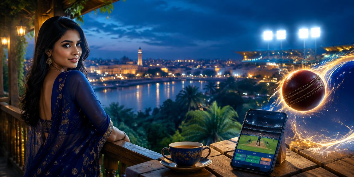 A user enjoying cricket betting at a tea garden in Sylhet